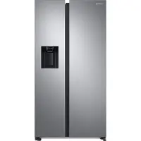 Samsung RS8000NC RS6GA884CSL - Køleskab/fryser - side-by-side med vanddispenser, isdispenser - bredde: 91.2 cm - dybde: 71.6 cm - højde: 178 cm - 635 liter - Klasse C - rustfritstål look