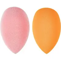 Real Techniques Iconic Blend + Set Sponge Duo Makeupsvamp 2 stk.