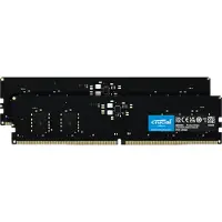 Crucial - DDR5 - sæt - 16 GB: 2 x 8 GB - DIMM 288-PIN - 5600 MHz / PC5-44800 - CL46 - 1.1 V - ikke bufferet - on-die ECC - sort