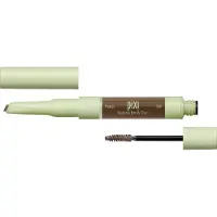 Pixi Natural Brow Duo Dual Sided Waterproof Brow Pencil & Brow Gel Øjenbrynsgel 2.5 ml Natural Brown