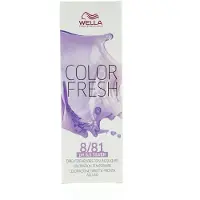 Wella Color Fresh Professionelle hårtoner 75 ml Silver 8/81 Hellblond Perl-Asch