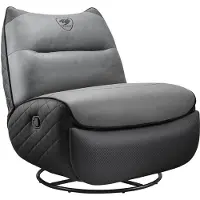 Cougar Overlord Neo, Gamingsofa, 150 kg, Polstret vatteret sæde, Polstret vatteret ryglæn, Universel, Sort