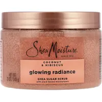 Shea Moisture , Glowing Radiance Shea Sugar Scrub, Kokos & Hibiscus, 12 oz (340 g)