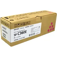Ricoh SPC360E Tonerkassette Magenta 408190 Modsvarer: N/A