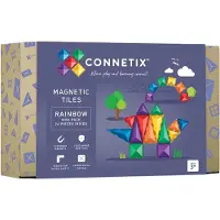 Connetix Rainbow Mini Pack 24 magnetiske byggeklodser 3+
