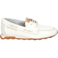 Hispanitas Hispanitastil kvinder. HV264603 Off-white Zinnia-tøfler (36), Læder, Hvid, Fast, Ingen, Casual, Klassisk