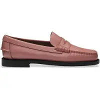 Sebago Sebagotil kvinder. 76112KW Klassiske Dan-loafers i pink læder (40), Fast, Ingen, Casual