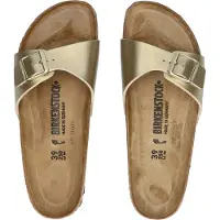 Birkenstock Pantoletter 'Madrid' guld