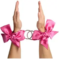 Usorteret So Divine Luxury Silk Restraints Pink Set Of 2