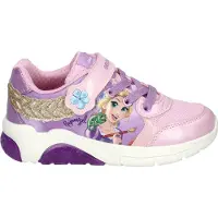 Geox Blinkesko - J Fadinlight - Rosa/Lilla m. Rapunzel - - 32 - Blinkesko