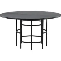 Ebuy24 - Spisebord Copenhagen, Diameter 140 cm - Sort - Spiseborde - - Homeroom