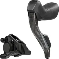 Sram Hydraulic Flat Mount Rival E-tap Axs E1 1800 Mm Højre Bremsegreb Med Elektronisk Gearskifter