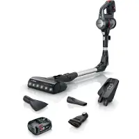 Bosch Unlimited 7 BBS712A - Støvsuger - pind/håndholdt (2-i-1) - uden pose - ledningsfri - antracit - 2 batterier, inkluderet oplader