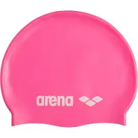Arena Classic Unisex Soft Silicone Swim Cap til kvinder og m?nd Intensiv tr?ning og racing Komfortabel skridsikt lange h?r sv?mmende hat lyse pin