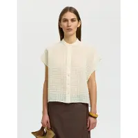 Selected Bluse champagne