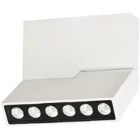 Azzardo Loftslampe Spot indbygget/hvid AZ3488 Leon 5 LED
