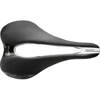 Selle Italia SLR BOOST ENDURANCE SUPERFLOW S sadel, ti 316 tube 7, fibra-tek, sort (NEW) (id match - S3)