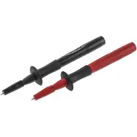 Fluke TP220-1 Sikkerhedstestspidssæt Stikforbindelse 4 mm CAT II 1000 V Sort, Rød 1 stk