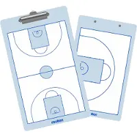 Molten Dobbeltsidet taktisk basketball-bagplade SB0020