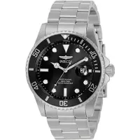 Invicta Herreur 33266 Sort/Stål Ø42 mm