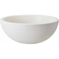 Koopman International Koopman blomsterpotte/bakke i plast bred hvid 40 cm 1 stk