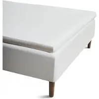 Juna kuvertlagen 90x200 cm - 100% økologisk bomuld - Hvid Percale kuvertlagen