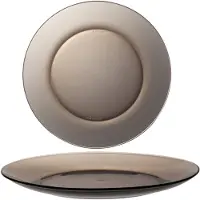Duralex LYS SEPIA lėkštė ruda 235 x 20 mm - rinkinyje 6 vnt.