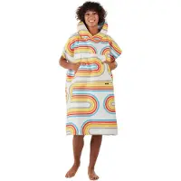PackTowl - Hygiejne og beskyttelse - Poncho Retro Curve til Unisex - Størrelse S/M - Beige