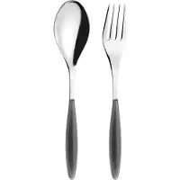 Guzzini Feeling serveringsbestik Grey, 2 dele