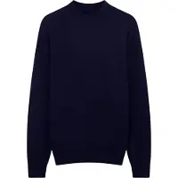 GOBI Cashmere Pullover 'Men's Timeless Mock Neck Cashmere Sweater' navy
