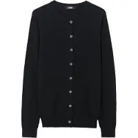 GOBI Cashmere Cardigan 'Essential' black denim
