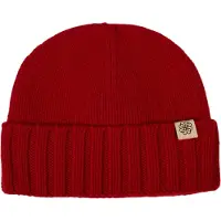 GOBI Cashmere Hue 'Unisex Beanie' rustrød