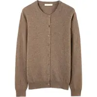 GOBI Cashmere Cardigan 'Essential' mørkebeige