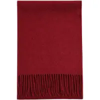 GOBI Cashmere Sjal 'Unisex Cashmere Fringed Scarf' bordeaux