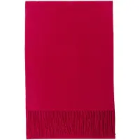 GOBI Cashmere Sjal 'Unisex Cashmere Fringed Scarf' hindbær