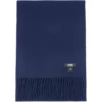 GOBI Cashmere Sjal 'Unisex Cashmere Fringed Scarf' navy