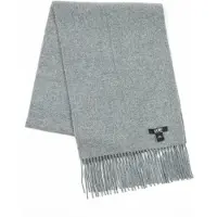 GOBI Cashmere Sjal 'Unisex Cashmere Fringed Scarf' grey denim