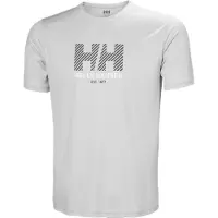 Helly Hansen HH Tech Graphic T-Shirt 2.0, herre, lysegrå