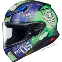 Shoei NXR 2 Zaku I TC-11 Integralhjelm Blå/Grøn M
