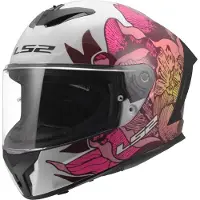 LS2 Ff820 Rapid Iii Poppies Ii Fullface-hjelm