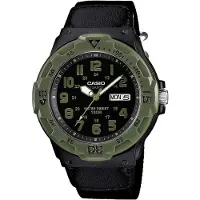 Casio Herreur MRW-200HB-1BVEF Collection Sort/Læder Ø45 mm
