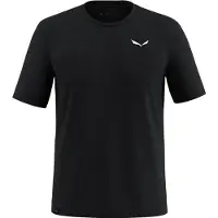 Salewa merino T-shirt med Eagle Minilogo AM - sort, størrelse XL