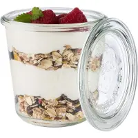Aps Jacobelc Weck-Glas med låg, fald- forma, 290 ml, 6-pak, Ø90 mm, H90 mm - 1 stk (82352)