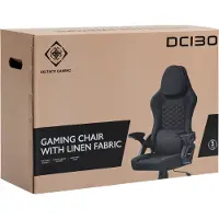 Deltaco DC130 Gaming Gamer Stol - Sort - Stof