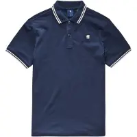 G-Star Bluser & t-shirts 'Dunda' mørkeblå / hvid