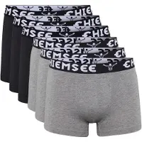 Chiemsee Boksershorts grå / sort
