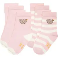 Steiff Collection Sokker lysebeige / mørkebeige / brun / pastelpink