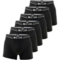 Mustang Boksershorts sort / hvid