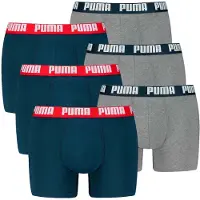 Puma Boksershorts navy / grå / rød / hvid