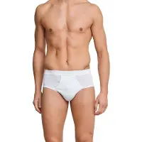 Schiesser Slip 'Essentials' sort / hvid